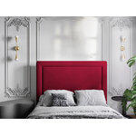 Headboard (marie) christian lacroix red, velvet, 120x10x180