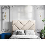 Headboard (alpilles) christian lacroix beige, velvet, 120x10x200