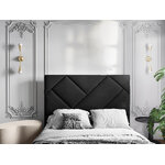 Headboard (alpilles) christian lacroix black, velvet, 120x10x200