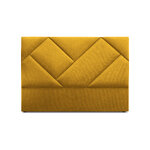 Headboard (alpilles) christian lacroix yellow, velvet, 120x10x200