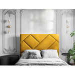 Headboard (alpilles) christian lacroix yellow, velvet, 120x10x200