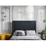 Headboard (marie) christian lacroix dark blue, velvet, 120x10x200