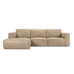 Corner sofa for outdoor conditions (norah) christian lacroix beige, vinyl, without legs, left