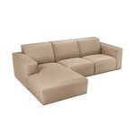 Corner sofa for outdoor conditions (norah) christian lacroix beige, vinyl, without legs, left