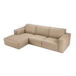 Corner sofa for outdoor conditions (norah) christian lacroix beige, vinyl, without legs, left