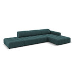 Velvet sofa (luc) benzinas, aksomas, juodas plastikas, geriau