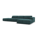 Velvet sofa (luc) benzinas, aksomas, juodas plastikas, geriau