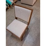 Masīvkoka dizaina krēsls (sissi) neliels skaistuma defekts
