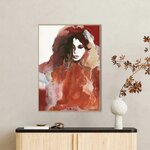 Puiduvärvi Raamiga Seinapilt Colorful Life 3 (Malerifabrikken) 50X70