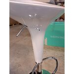 White design bar chair nashville (bizzotto) broken