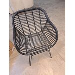 Musta puutarhatuoli (Costa)