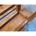 Скамейка из массива дерева (скамья) 100см с косметическим дефектом