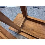 Скамейка из массива дерева (скамья) 100см с косметическим дефектом