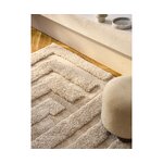 Light Beige High-Pile Rug (Genève) 200x300