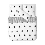 Patterned Cotton Duvet Cover (Noan) 135x200