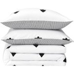 Patterned Cotton Duvet Cover (Noan) 135x200