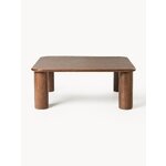 Dark Brown Solid Wood Coffee Table (Didi)