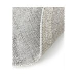 Grey round viscose rug (jane)d=250