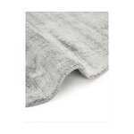 Grey round viscose rug (jane)d=250