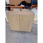 Beige cabinet (jodie) with cosmetic flaws.