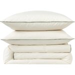 Light Beige Cotton Duvet Cover (Daria) 220x240