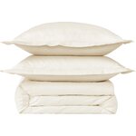 Light Beige Cotton Duvet Cover (Premium) 155x220