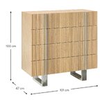 Chest of drawers (horse) with cosmetic flaws