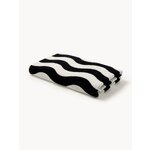Black-White Cotton Beach Towel (Lata) 90x170