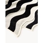 Black-White Cotton Beach Towel (Lata) 90x170