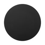 Musta pyöreä ruokapöytä (Menorca) halkaisijaltaan 120