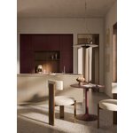 Dark Brown Round Dining Table (Menorca) D=80