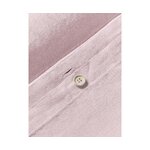 Šviesiai rožinis lininis antklodės užvalkalas (lengvai kvėpuojantis) 135x200