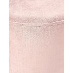 Orchid velvet upholstered stool