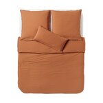 Terracotta Cotton Duvet Cover (Debbie) 135x200