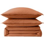Terracotta Cotton Duvet Cover (Debbie) 135x200