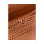 Terracotta Cotton Duvet Cover (Debbie) 135x200