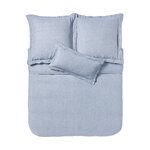 Pilkas lininis antklodės užvalkalas (miestas) 155x220