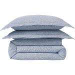 Pilkas lininis antklodės užvalkalas (miestas) 155x220