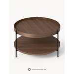 Brown Round Coffee Table (Renee)