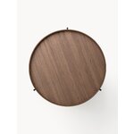 Brown round coffee table (renee)