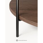 Rudas apvalus kavos staliukas (Renee)