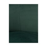 Zaļš samta polsterēts krēsls (luisa)