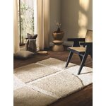 Beige korkeakuvioinen matto (Jade) 200x300
