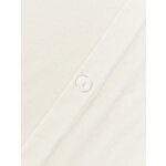 Белый хлопковый пододеяльник (Thany)135x200