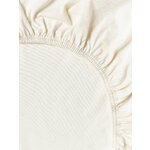 White Cotton Fitted Sheet (Thany)180x200