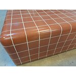 Terakotas krāsas dārza kafijas galdiņš (Doug)