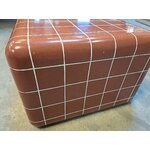 Terakotas krāsas dārza kafijas galdiņš (Doug)