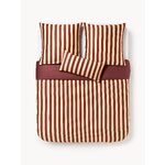 Striped Cotton Sateen Duvet Cover 220x240