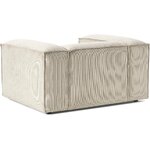 Gaiši bēšs atpūtas krēsls (lennon)