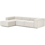 Light gray Modular Corner Sofa (Lennon)
